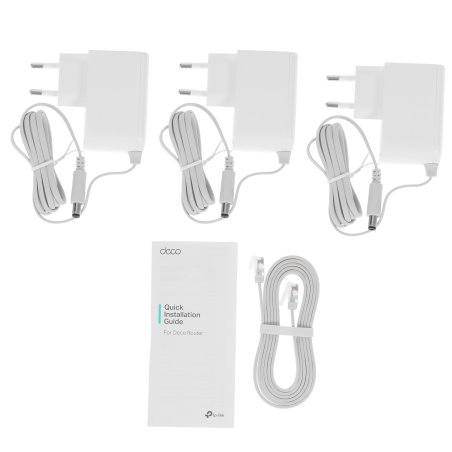Бесшовный Mesh роутер TP-Link Deco M4 (DECO M4(3-PACK)) AC1200 10/100/1000BASE-TX (упак.:3шт)