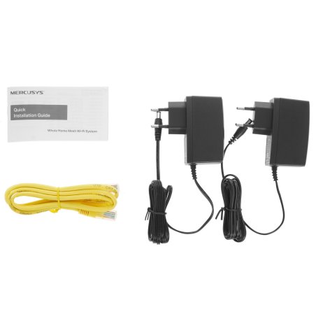 Домашняя Mesh Wi‑Fi система AX6000 Whole Home Mesh Wi-Fi 6 SystemSPEED: 1148 Mbps at 2.4 GHz + 4804 Mbps at 5 GHzSPEC: Internal Antennas, 1× 2.5 Gbps Port (WAN/LAN auto-sensing), 2× Gigabit Ports (WAN/LAN auto-sensing), 1024-QAM, OFDMA, HE160FEATURE: MERC