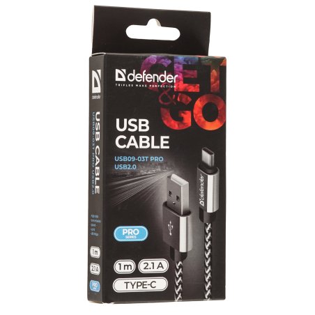 Кабель USB Defender F182 TypeC-TypeC 2м, белый