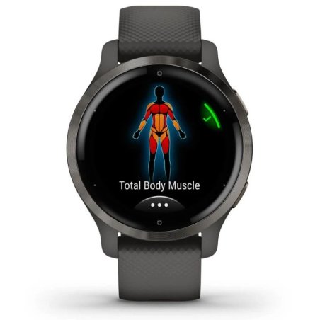 Смарт-часы Garmin Venu 2S AMOLED корп.розовое золото рем.белый разм.брасл.:110-175мм (010-02429-13)