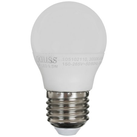 Лампа светодиодная Gauss LED Шар E27 9.5W 890lm 3000K 1/10/50