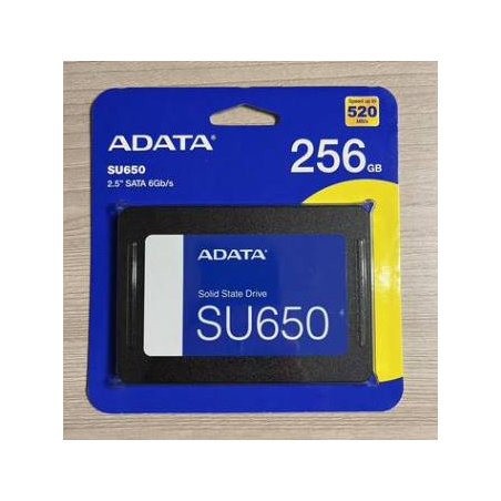 Накопитель SSD ADATA Ultimate SU650, 2000 Gb, SATA, 2.5", R/W 520/450, без радиатора