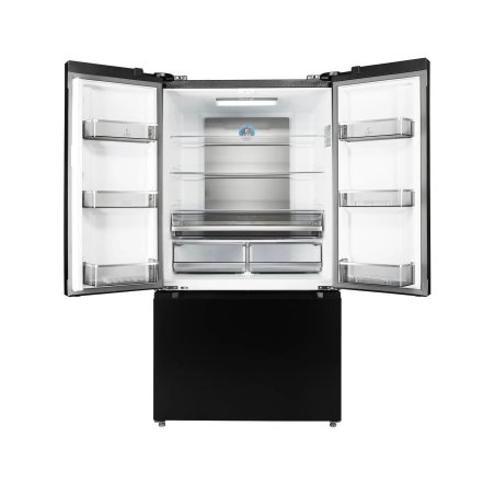 Холодильник LEX LFD595BxID черная сталь двухкамерный 404/177л морозилка снизу, No Frost, Side by Side