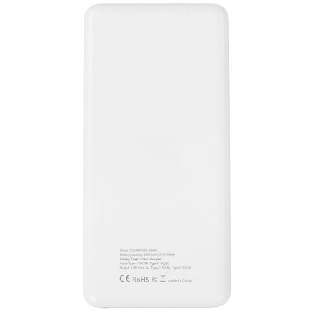 Портативный аккумулятор Cactus CS-PBFSEA-20000 20000mAh 4.5A USB-A/2xUSB-C белый