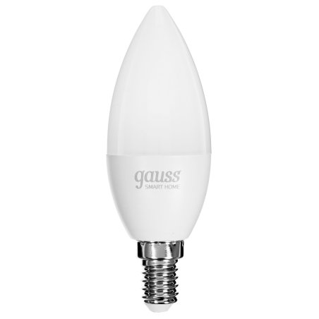 Лампа Светодиодная Gauss Smart Home RGbW E14 C37 5 Вт 2700-6500K 1/10/100