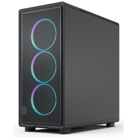 Корпус Fractal Design Epoch Black TG RGB Light Tint, Midi-Tower, чёрный, 3 x 120 мм
