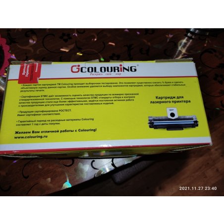 Картридж лазерный Colouring CG-MLT-D105L черный (2500 стр) для Samsung ML-1910/1915/2525/2525W/2580N SCX-4600/4623F/4623GN SF650