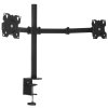 Кронштейн ONKRON D221E для двух мониторов 13"-32" настольный, черный