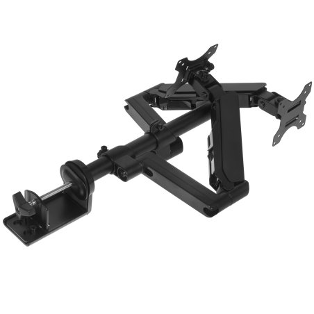 Кронштейн (держатель) ONKRON G140 для двух мониторов 13"-32" дюймов настольный, черный