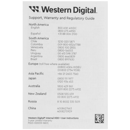 Жесткий диск Western Digital Red Plus NAS HDD 3.5" SATA 8Tb, 5640RPM, 256MB buffer, CMR, WD80EFPX, 1 year
