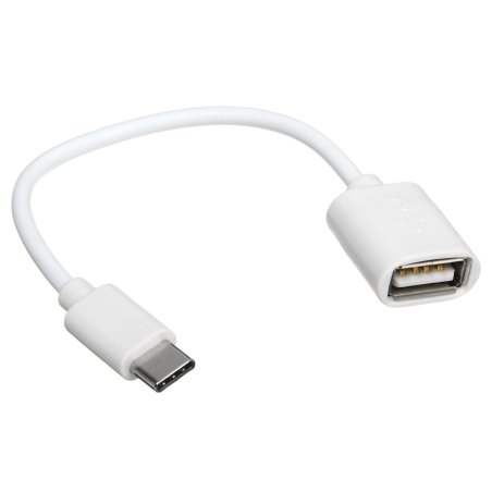 Кабель-переходник Rexant OTG Type C на USB шнур 0.15 м белый