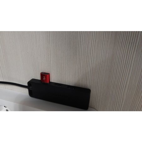 Концентратор Vention OTG USB 3.0 на 4 порта черный - 0.15м. Концентратор Vention OTG USB 3.0 на 4 порта черный - 0.15м.