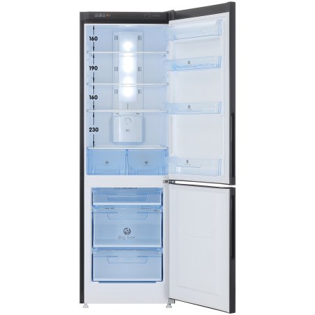 Холодильник Pozis RK FNF-170 черный двухкамерный 220/94 л морозилка снизу