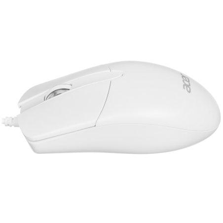 Мышь проводная Acer OMW300 белый, 1200 dpi, USB, кнопки - 3