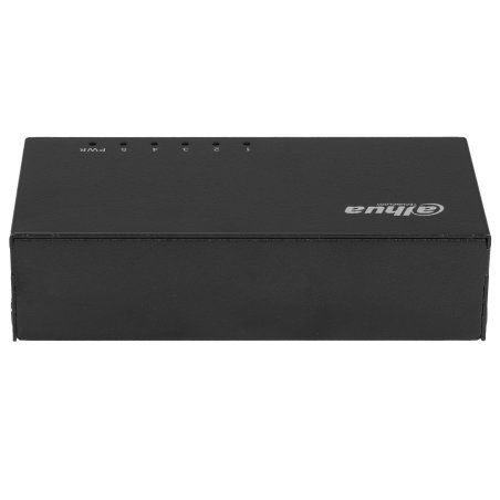 Коммутатор 5-в-1 Dahua DH-PFS3005-5ET /5 портовдо 100 Мбит.с/коммутация до 1 Gbит.с/неуправляемый/Plug & Play/черный (DH-PFS3005-5ET)