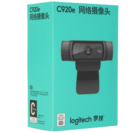 Веб-камера Logitech C920E,1080P, черный