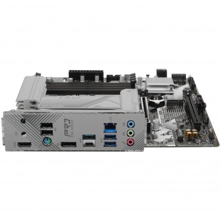 Материнская плата ASRock B760M Pro RS, LGA1700, Intel B760, 4xDDR5, 4xSATA, 3xM.2, 1xPCIe 5.0 x16, 1xPCIe 3.0 x4, DisplayPort, HDMI, 1x2.5Gb LAN, USB Type-C, 3x3.5 мм, 7.1, microATX