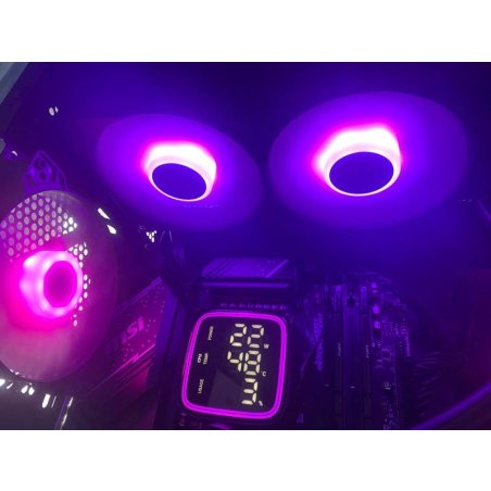 Система жидкостного охлаждения DEEPCOOL LD240 черный, 120 мм, алюминий/медь, 2400 об/мин, 38.71 дБ, 4 pin, 280 Вт