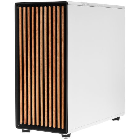 Компьютерный корпус без блока питания Fractal Design North XL, Full-Tower, 3x140мм, 2xUSB-A 3.2 + 1xUSB 3.2 Type-C E-ATX, ATX, mATX, mITX Wood panel, Chalk белый
