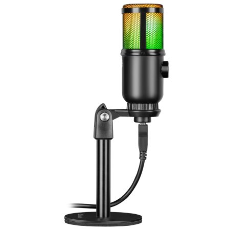 Игровой стрим микрофон Defender Glow GMC 400 USB, провод 1.3 м