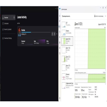 Накопитель SSD Apacer PANTHER AS340, 120Gb, SATA III, 2.5", R/W 550/520