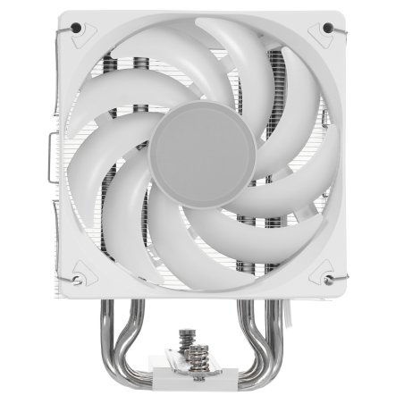 Кулер для процессора JONSBO CR-1400 V2 ARGb (180W, 4-pin PWM, 133мм, Al/Cu, 4x6мм, ARGb, 1x92мм, 38.2CFM, 33.8dBA, 2200RPM, S: 1700/1200/115X, AM4/AM5 белый)