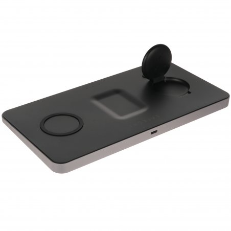 Беспроводное зарядное устройство Satechi ST-X3TWCPM Trio Wireless Charging Pad для телефона, часов и наушников серый космос