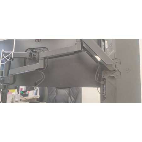 Кронштейн (держатель) ONKRON G280 для трех мониторов 13"-32" дюймов настольный, черный