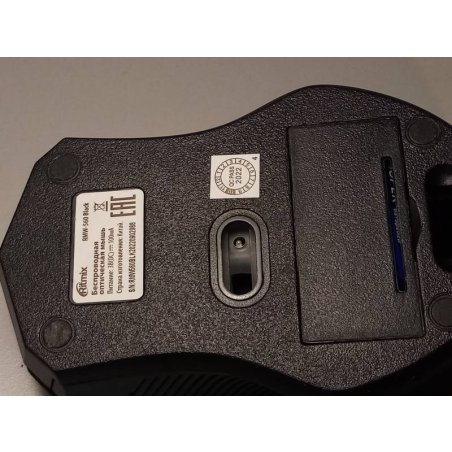 Мышь беспроводная Ritmix RMW-506 черный, 1000 dpi, радиоканал, USB, кнопки - 3