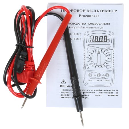 Универсальный мультиметр MAS830L (DT850L) PROconnect 13-3021