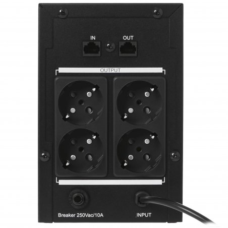 Источник бесперебойного питания ExeGate SpecialPro Smart LLB-1000.LCD.AVR.EURO.RJ 1000VA/650W, LCD, AVR, 4 евророзетки, RJ45/11, черный