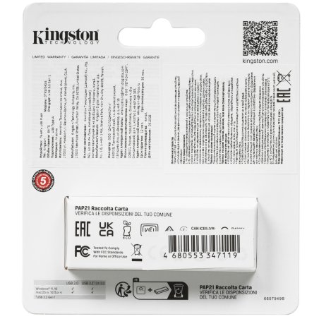 Флешка USB Kingston 512 Gb DataTraveler Exodia S DTXS/512 Gb USB 3.0 желтый/черный