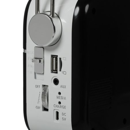 Радиоприемник SVEN SRP-505 (4 Вт, FM/AM/SW, USB, SD/microSD, Bluetooth, 1200 мА·ч)черный