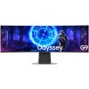Монитор 49" Samsung Odyssey OLED G9 G95SD S49DG952SI OLED 5120x1440, 240 Гц, 0.03 мс, 32:9, 250 кд/м², DP 1.4, HDMI 2.1, micro HDMI 2.1, USB-C, USB Hub (3x USB 3.0), FreeSync, G-Sync, динамики (2x10 Вт), изогнутый экран (1800R), серебристый