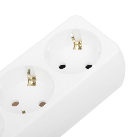 Сетевой удлинитель Perfeo с заземлением "POWERMATE", PF_A4687 (3,0 м, 3 розетки, белый (PF-PE-3/3,0-W))