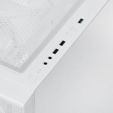 Компьютерный корпус Montech X3 Mesh белый без БП ATX 3x120мм 2xUSB2.0 1xUSB3.0 audio bott PSU