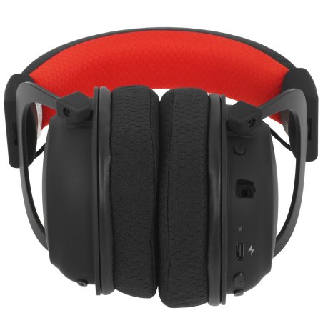 Игровая беспроводная гарнитура REDRAGON ZEUS PRO чёрная (Bluetooth, 53 мм, 7.1, RGB подсветка)