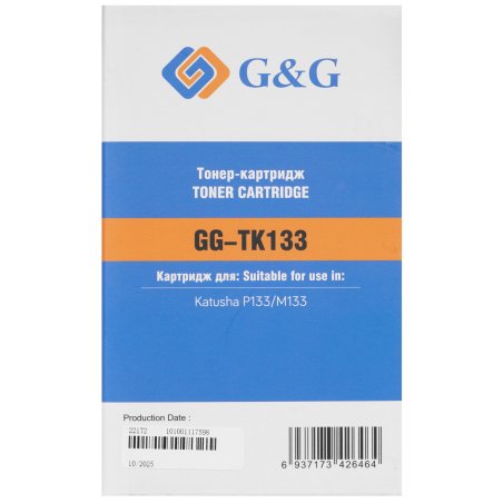 Картридж лазерный G&G GG-TK133 TK-133 черный (3000стр.) для Катюша P133/M133