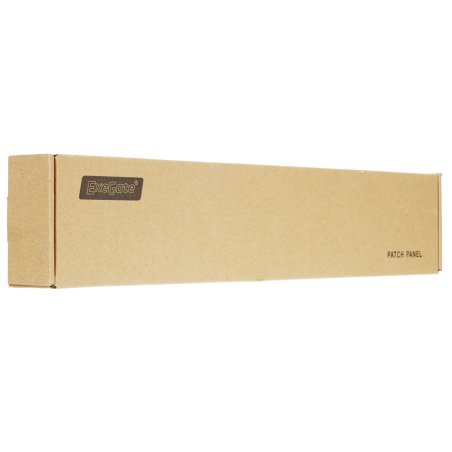 Патч-панель FTP 19" 24 port кат.5e ExeGate разъем KRONE&110 (dual IDC), 1U, RoHS, черный