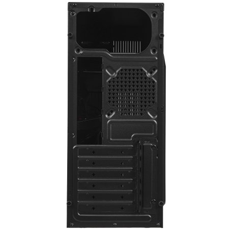 Компьютерный корпус Miditower ExeGate UN-605B Black, ATX, (без БП), 2*USB, Audio, замок блокировки кнопки питания