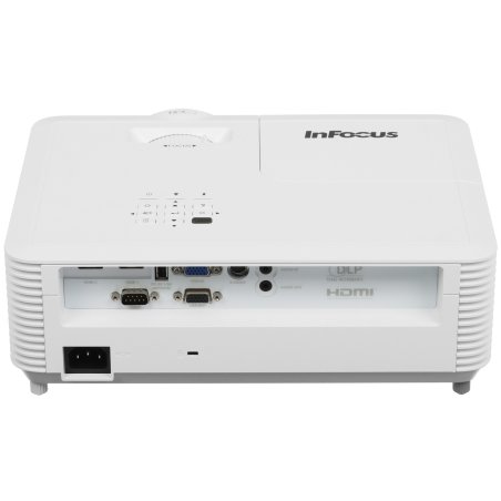 Проектор INFOCUS IN0024ST DLP, XGA, 3800 lm, 30 000:1, 0.62:1, 2xHDMI 1.4, VGA in/out, S-Video, 3.5мм in/out, USB-A, RS-232, лампа 15 000ч.(ECO mode), 10W, 27дБ, 2,9 кг, БЕЛЫЙ