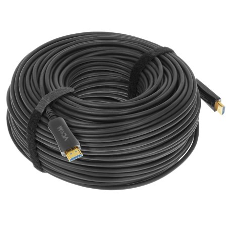 Активный оптический кабель HDMI 19M/M,ver. 2.0, 4K@60 Hz 80m VCOM
