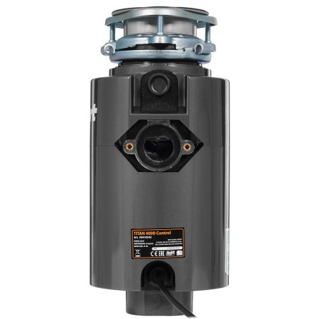 Измельчитель пищевых отходов Bort TITAN 4000 (Control) Мощность л.с. 0,75 ; 560 Вт; 4,2 кг/мин; 3200 об/мин; 1400 мл; Металл ;набор аксессуаров 5 шт [93410242]