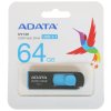 Флешка USB ADATA UV128 (AUV128-64G-RBE), 64Gb, USB 3.0, R/W 100/30, черный/синий