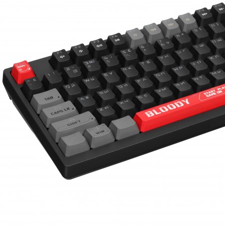 Клавиатура проводная A4Tech Bloody S98 (S98 RED) USB черный/красный
