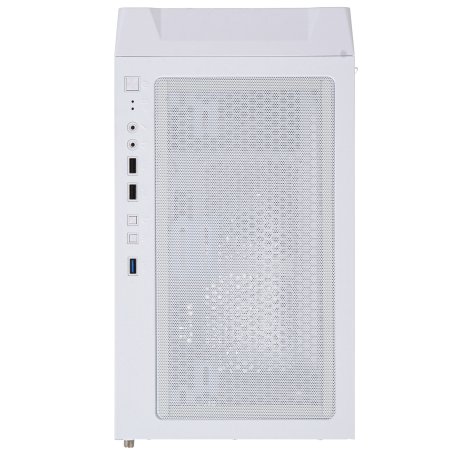 Компьютерный корпус Powercase Mistral Micro Z3W Mesh LED, Tempered Glass, 2x 140мм + 1х 120мм 5-color fan, белый, mATX (CMIMZW-L3)