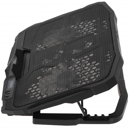 Подставка для ноутбука Digma D-NCP170-4 17"390x280x28мм 2xUSB 4x 70/125ммFAN 750г черный