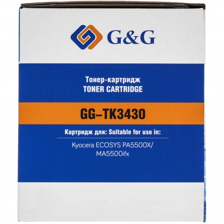 Картридж лазерный G&G GG-TK3430 TK-3430 черный (25000 стр.) для Kyocera ECOSYS PA5500X/MA5500ifx