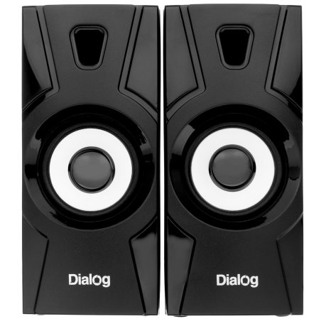 Акустическая система Dialog Colibri AC-02UP черный акустические колонки 2.0, 5W RMS, питание от USB