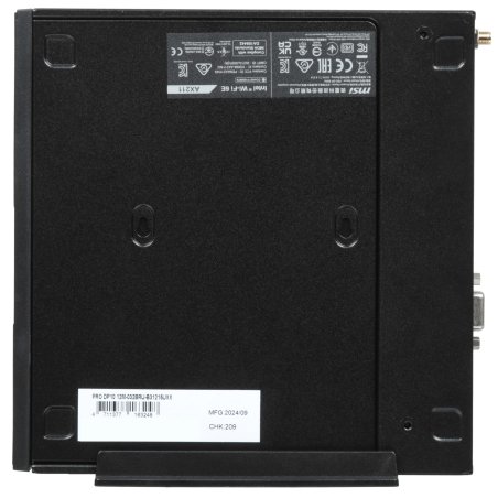 Платформа MSI Pro DP10 12M Mini Core i3-1215U (1.2GHz), NoMemory, noHDD, noSSD, Intel UHD Graphics 730, noDVD, WiFi, BT, 120W, VESA, COM Port, noOS, 1y war-ty (936-B0A621-032)